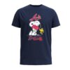 Atlanta Braves Snoopy Hug Heart Peanuts Baseball MLB Shirt 3