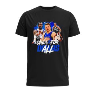 Dallas Mavericks One For All Bootleg Style Basketball Shirt 1