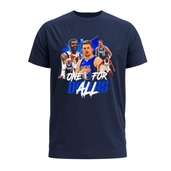 Dallas Mavericks One For All Bootleg Style Basketball Shirt 3