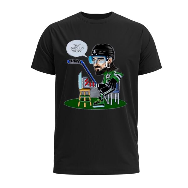 Dallas Stars Chris Tanev Cartoon That Should Work Shirt