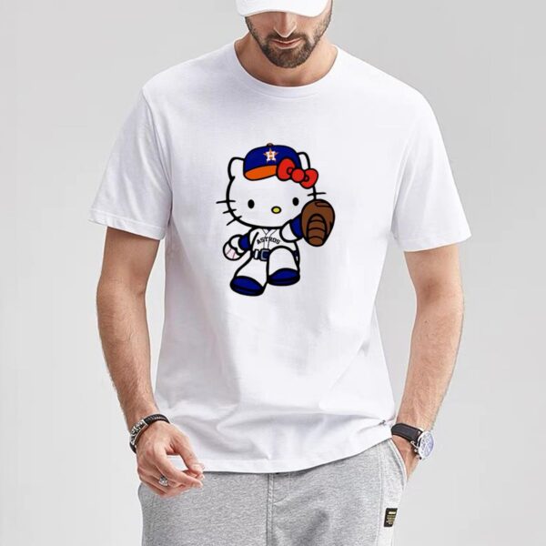 Houston Astros Hello Kitty Baseball Shirt Funny MLB Gift 2