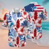 NFL Detroit Lions Hibiscus Custom Name Hawaiian Shirt