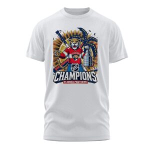 NHL Champions Florida Panthers Raising Trophy shirt 1