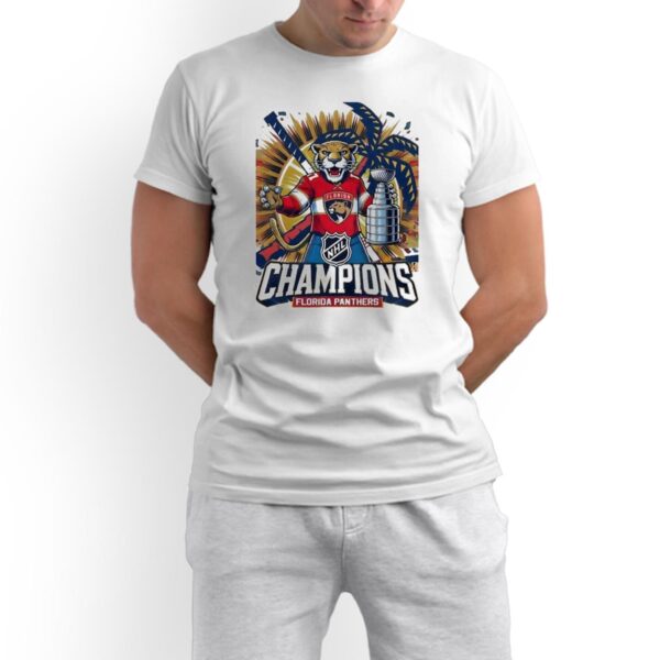 NHL Champions Florida Panthers Raising Trophy shirt 2