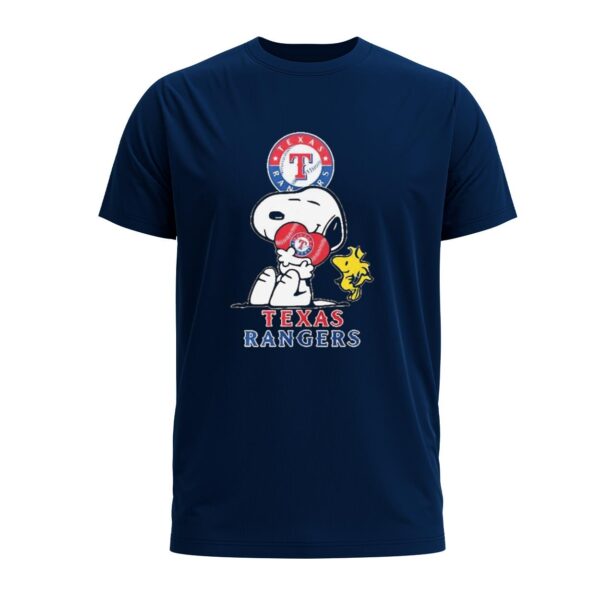 Texas Rangers Snoopy Hug Heart Baseball MLB Shirt 4