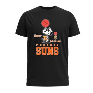 Phoenix Suns Peanuts Snoopy And Woodstock Forever Win Shirt